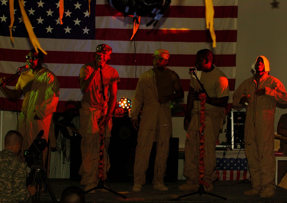 Soldier's Make Music in War Zone