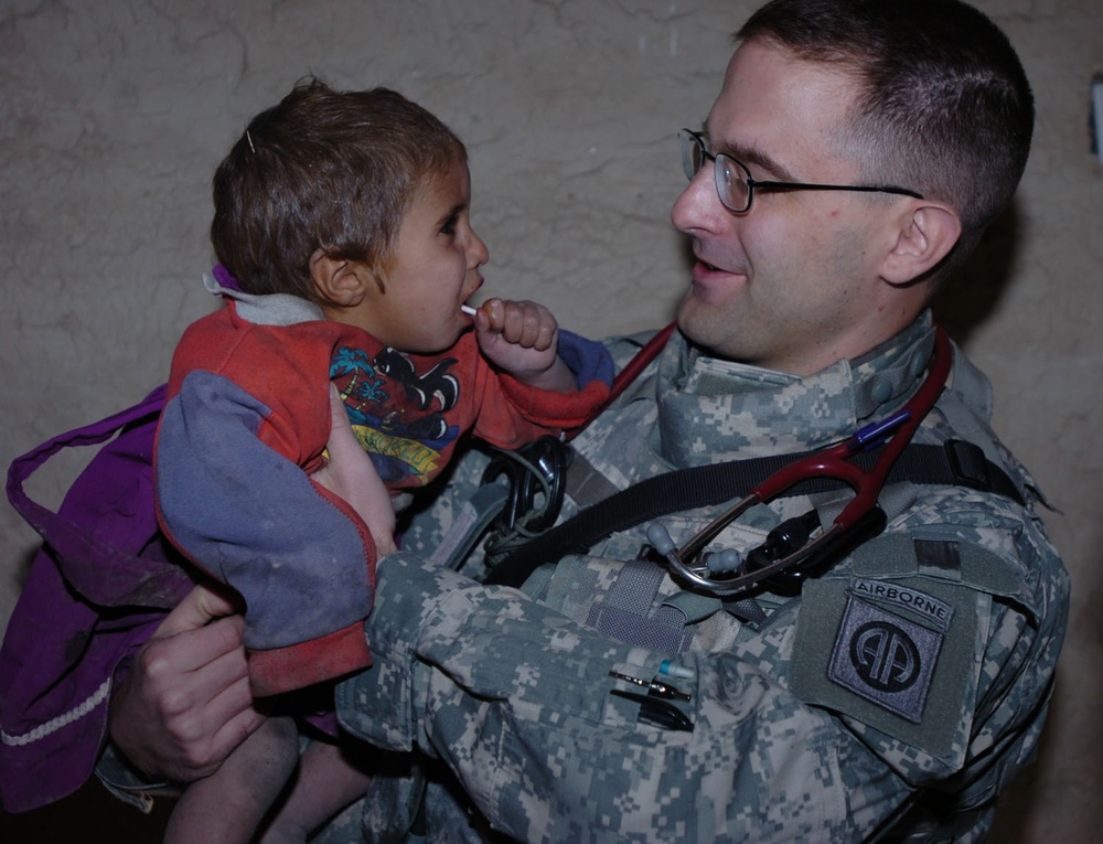 Airborne Soldiers Provide Medical Care to Tursak Citizens