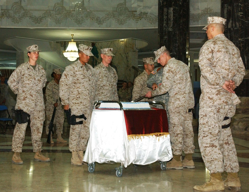 Marines Celebrate Birthday