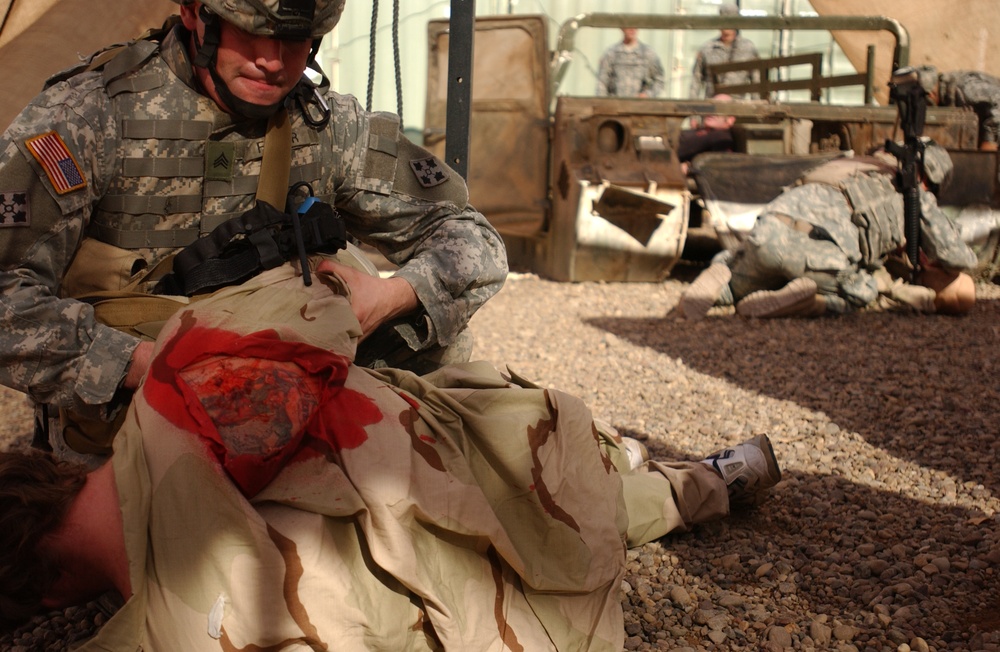 Medical training brings basics to battlefield