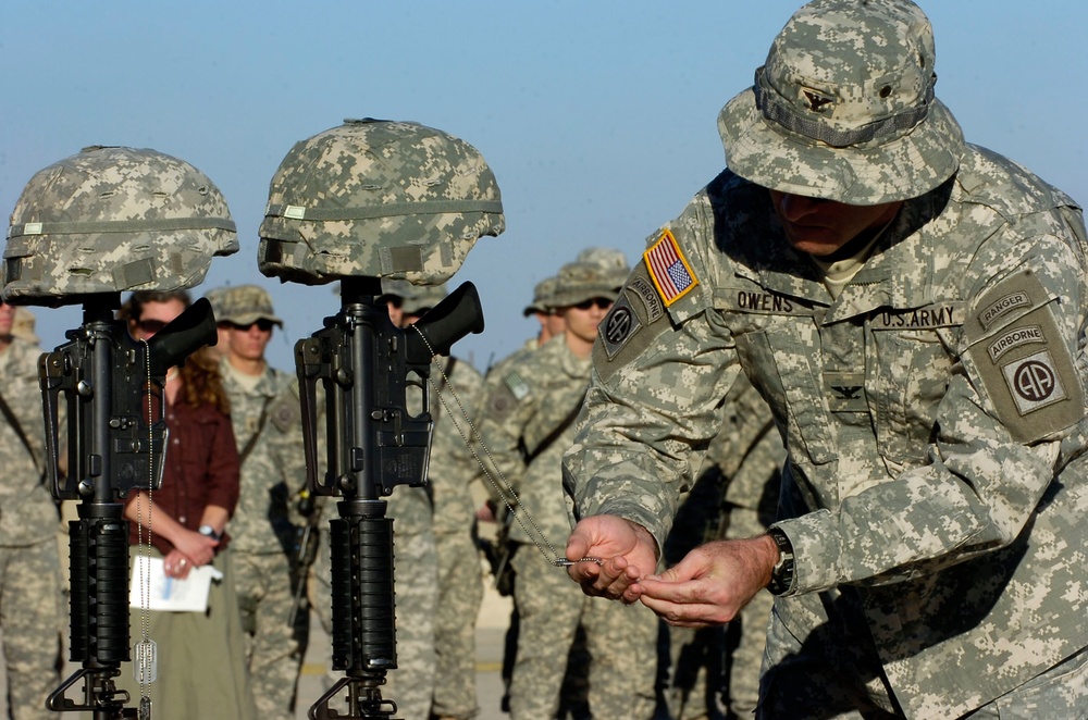 Memorial Held for Two Soldiers in the 82nd Airborne Division