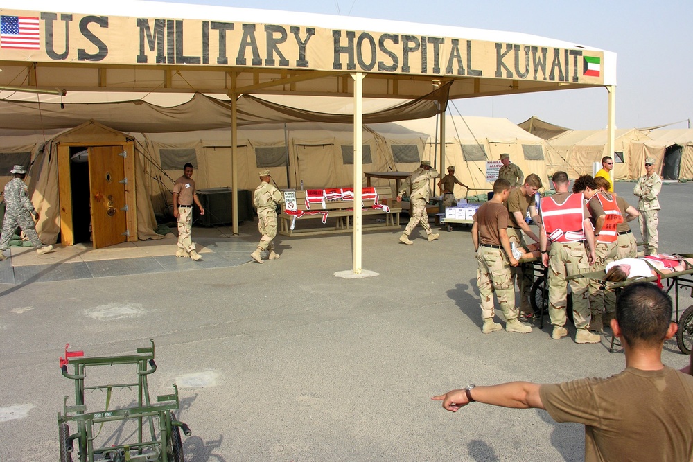 A community hospital, deployed