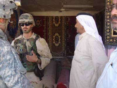Troops Build Bonds With Yusufiyah Residents