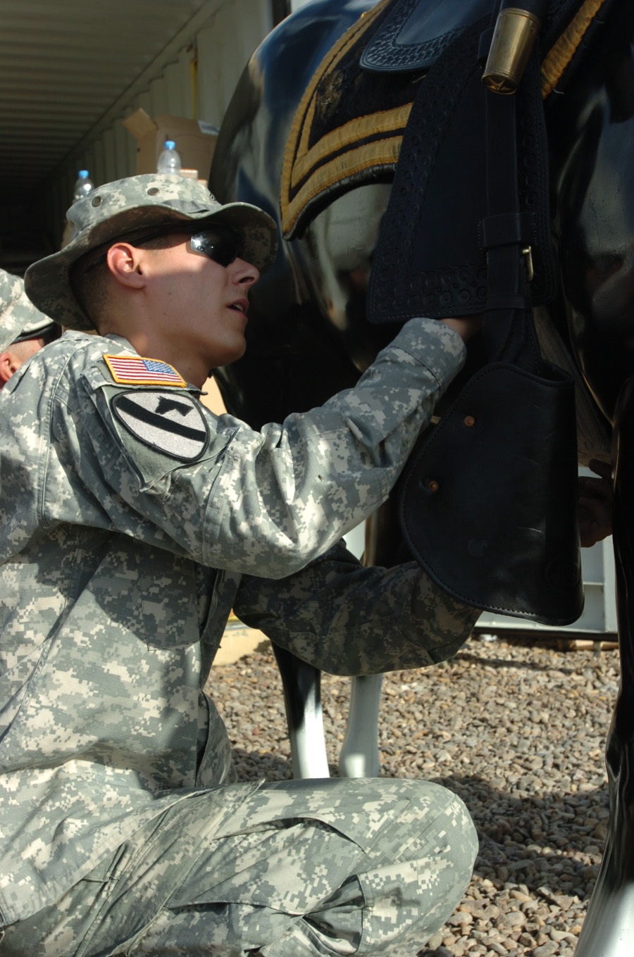 Well-traveled Cav Mascot Back in Iraq