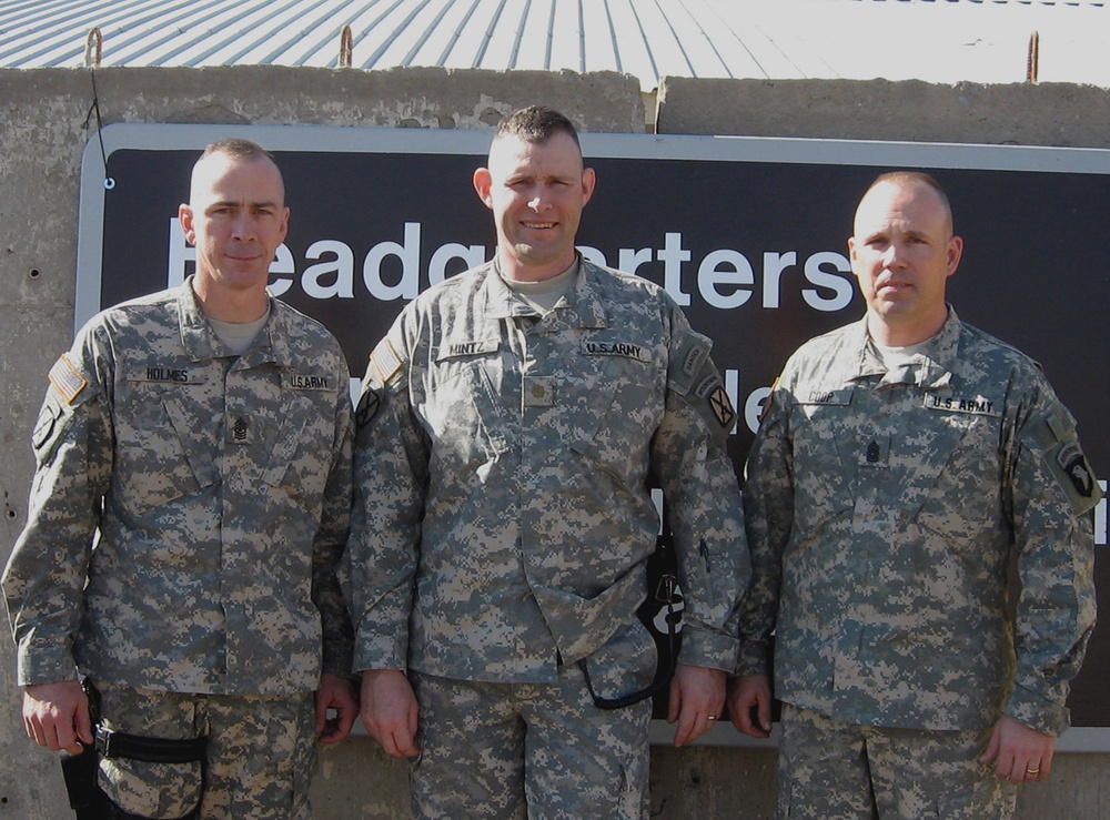 Soldiers reunite at Camp Striker