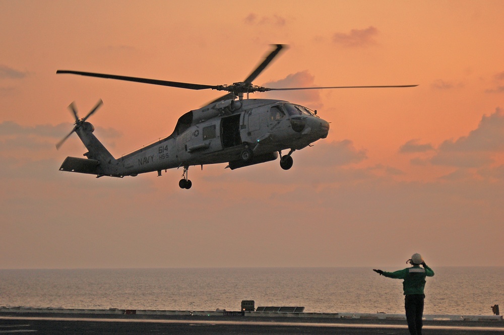 Air Operations on USS Dwight D. Eisenhower