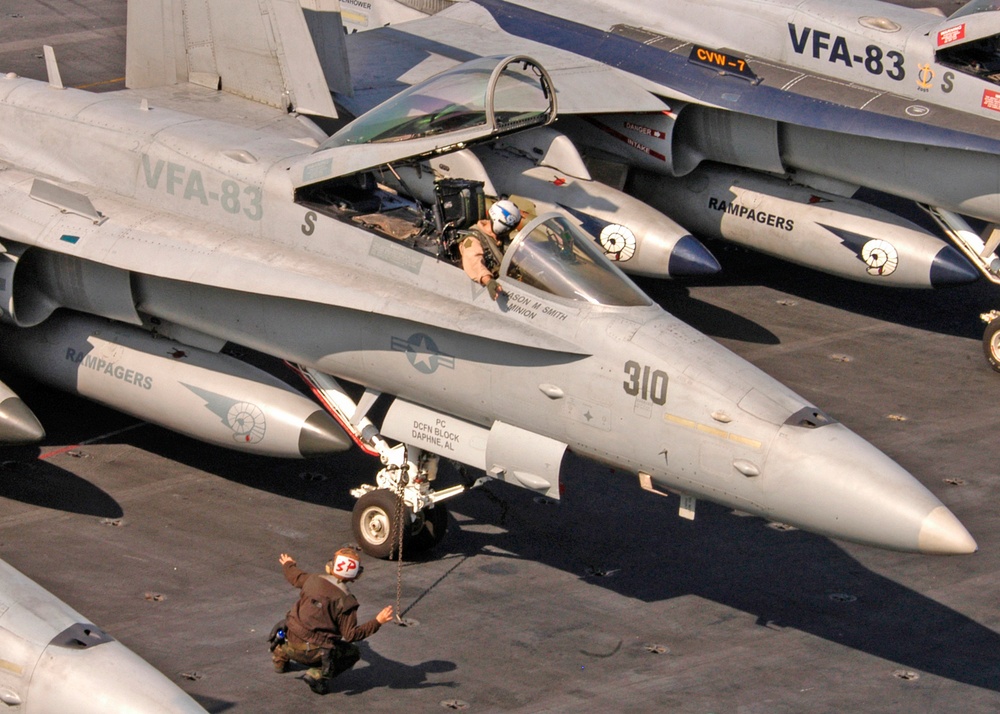 Air Operations on USS Dwight D. Eisenhower