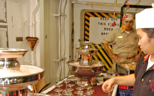 Thanksgiving at Sea