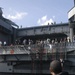 Sailors Enjoy a Swim Call Aboard the USS Eisenhower