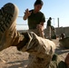 Doctors and corpsmen practice hand-to-hand combat