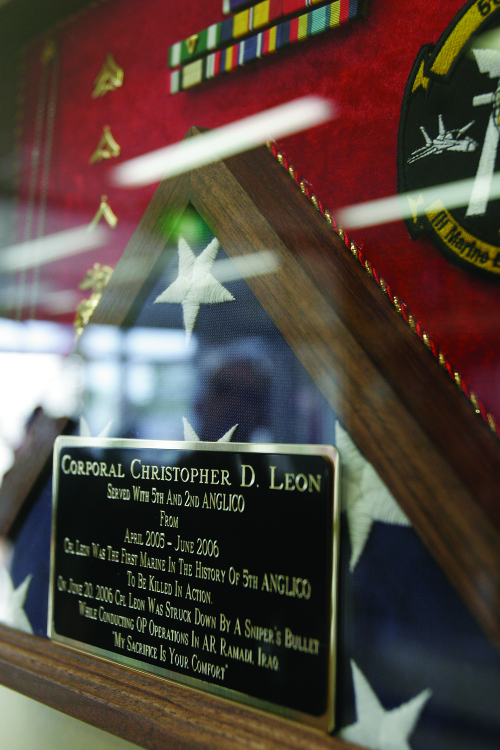 5th ANGLICO honors fallen Marine with special memento