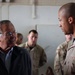 Rumsfeld Visits Troops on Farewell Visit
