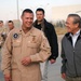 Rumsfeld Visits Troops on Farewell Visit