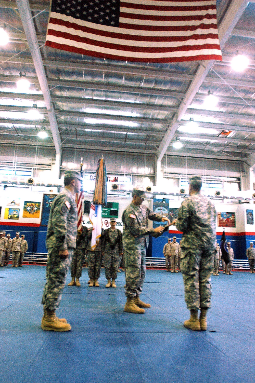After Five Years, 143rd Transportation Command Cases Its Colors