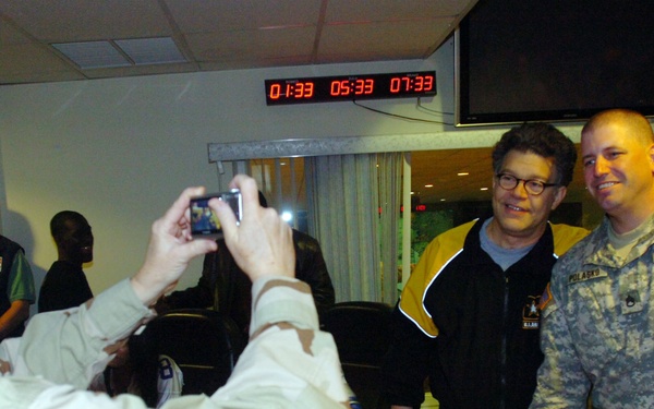 Al Franken delivers message and entertainment for deployed troops