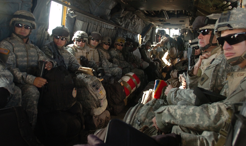 California National Guard Soldiers leave Iraq