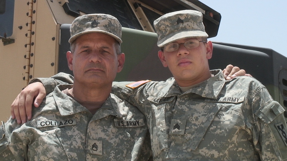 Like Father, Like Son for Florida Soldiers in Kuwait