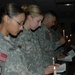 Soldiers Celebrate Christmas by Candlelight