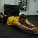 Performing abdominal Exercises Aboard the USS Dwight D. Eisenhower (CVN 69)