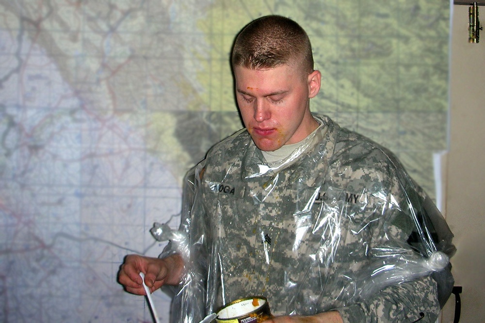 Soldier chokes down pounds of sweet potatoes for charity