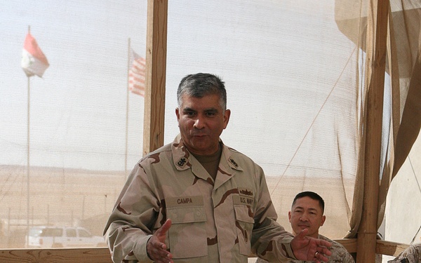 Navy's Leadership 'dock' at TQ