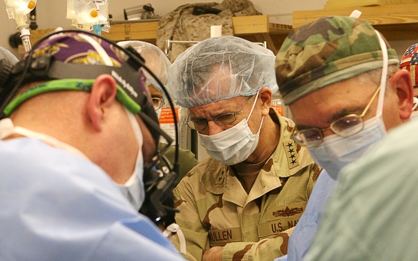 Navy's Leadership 'dock' at TQ