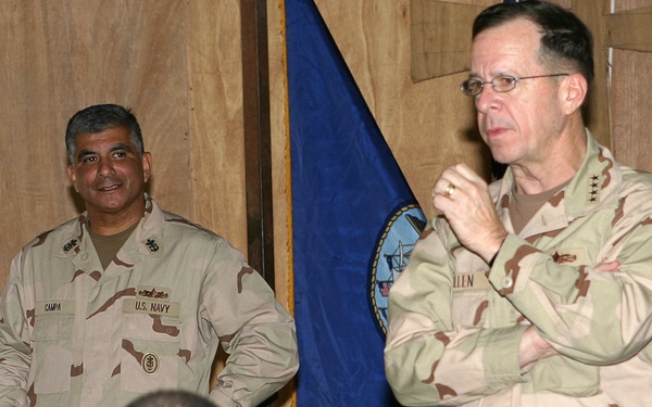 Navy's Leadership 'dock' at TQ