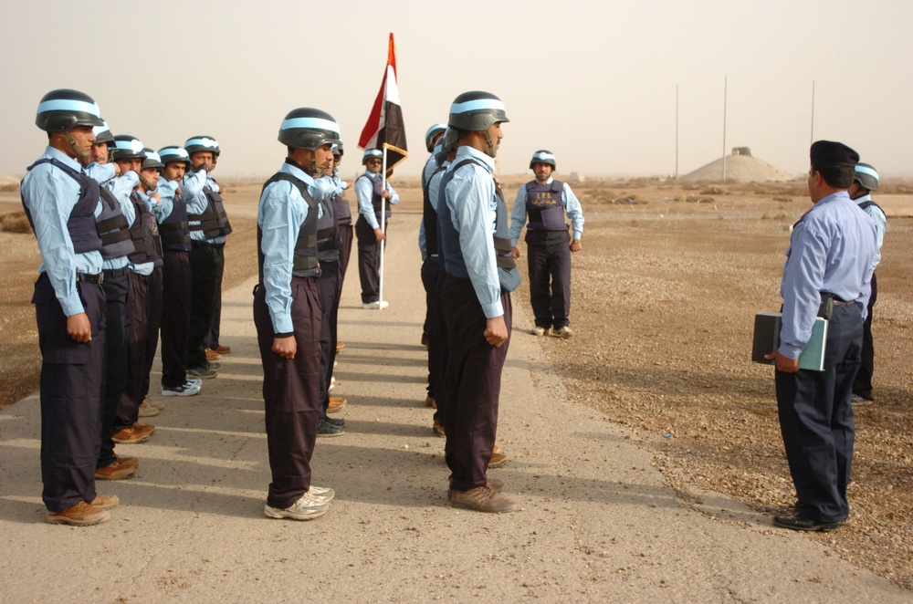 Coalition Forces Help Train Police