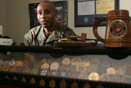 First sergeant excels in Navy leadership course