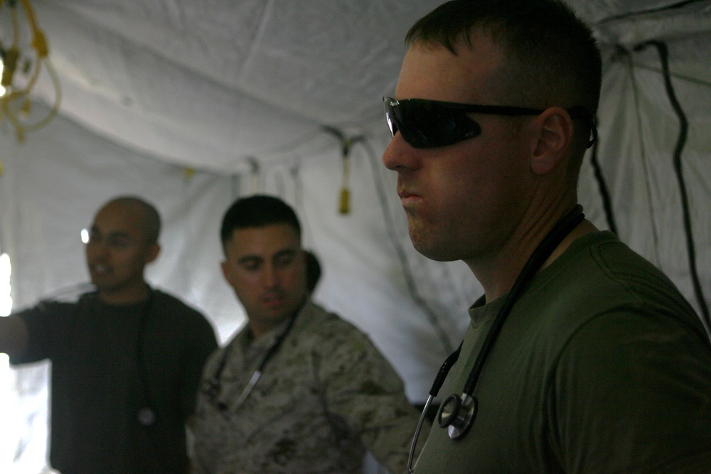 Mobile surgical unit exercises muscles, proves capable