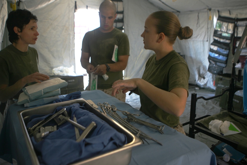 Mobile Surgical Unit Exercises Muscles, Proves Capable