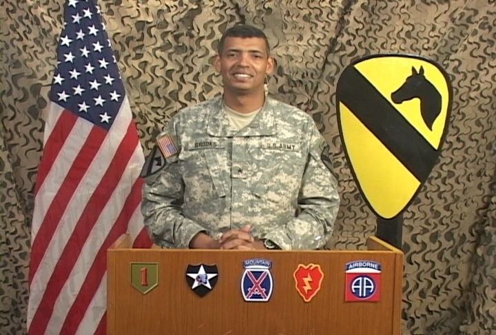 Cavalry conducts first-ever satellite-fed Town Hall meeting