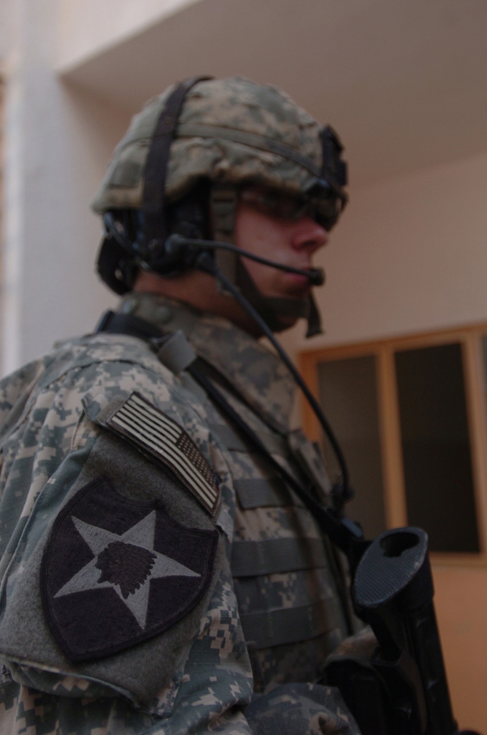 Strykers Sweep Neighborhood of Insurgency
