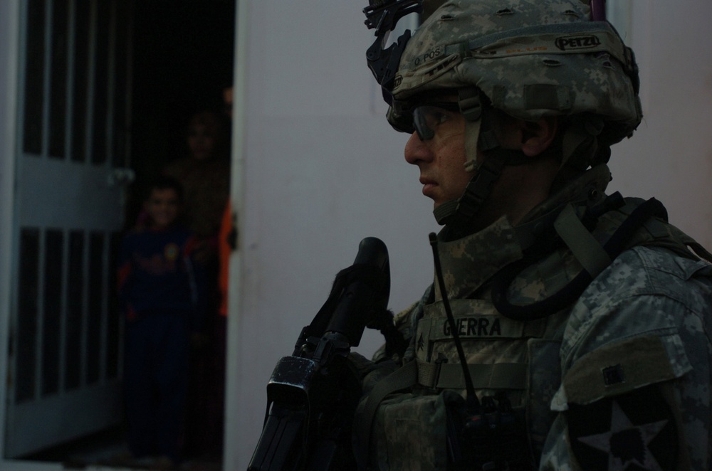 Strykers Sweep Neighborhood of Insurgency