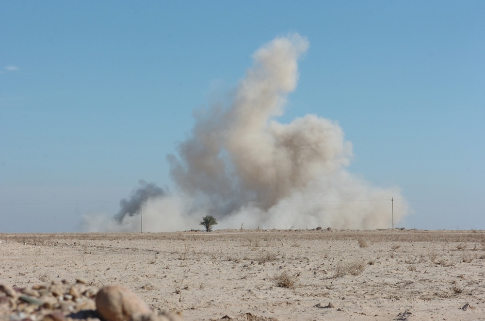 IA, CF Soldiers Destroy Suspected Insurgent Training Site