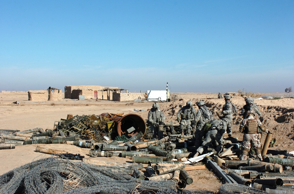 IA, CF Soldiers Destroy Suspected Insurgent Training Site