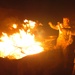 Burning refuse in absence of amenities