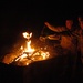 Burning refuse in absence of amenities