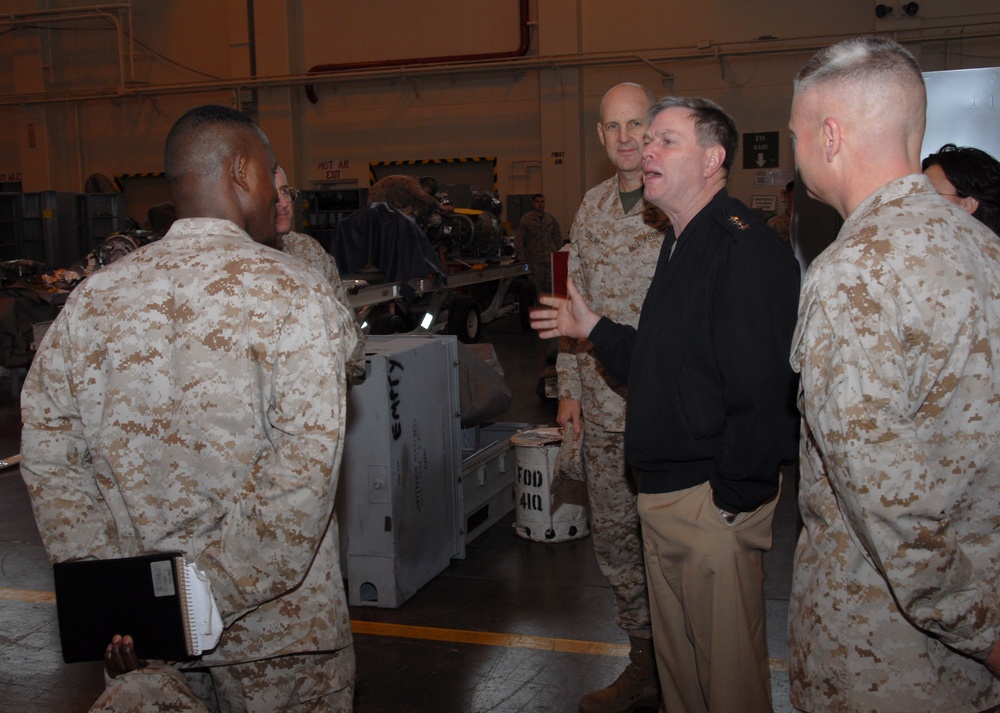 NAVAIR Commander Visits MALS to Assess AIRSpeed Progress