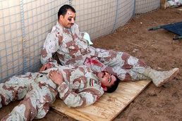 Mass casualty exercise teaches Iraqi army to save lives