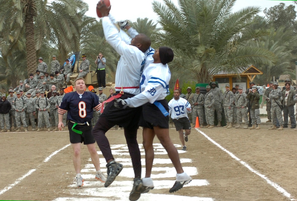 Black Jack Soldiers, CBS sports kick off inaugural Baghdad Bowl