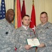 Staff Sgt. Jonathan Bryant is awarded the Purple Heart