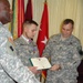 Staff Sgt. Jonathan Bryant is awarded the Purple Heart