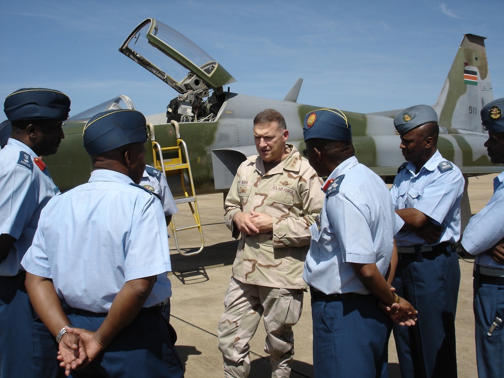 U.S. Central Command Air Power Official Meets With Kenya Air Force