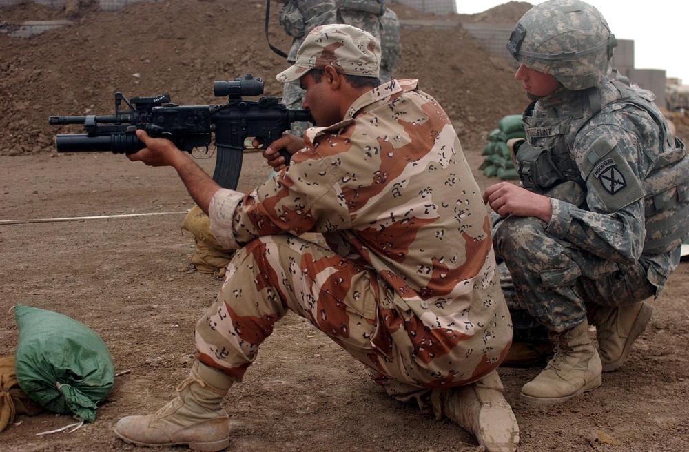 Mountain Soldiers Teach Iraqis Marksmanship Skills