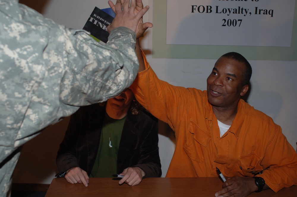 USO Comedy Tour Comes to East Baghdad Base Camp &quot;In Living Color&quot;