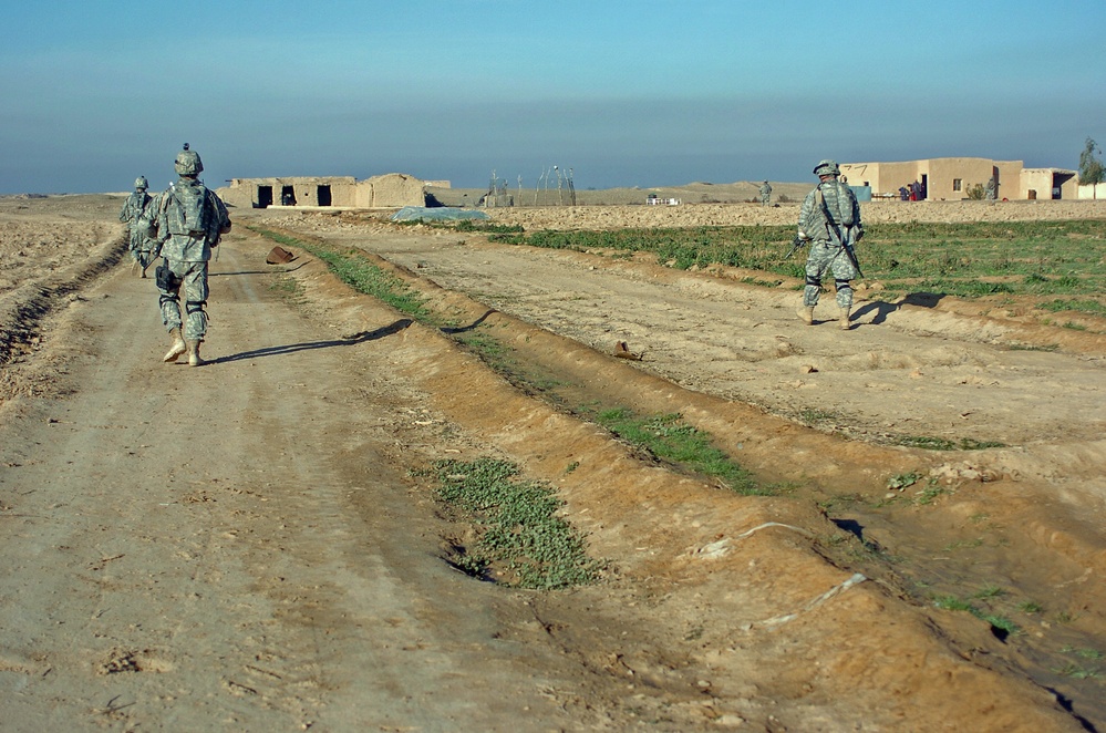 Small village shocks infantrymen