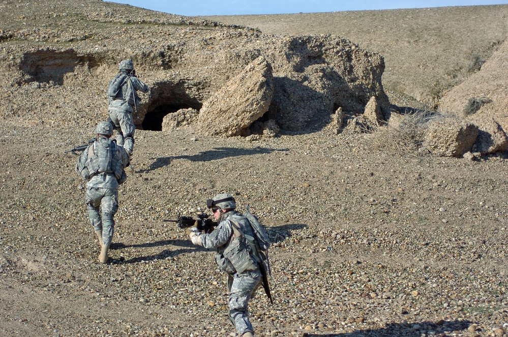 Small village shocks infantrymen