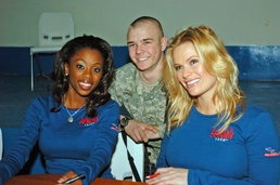 NFL Stars visit troops in Iraq just in time for Super Bowl