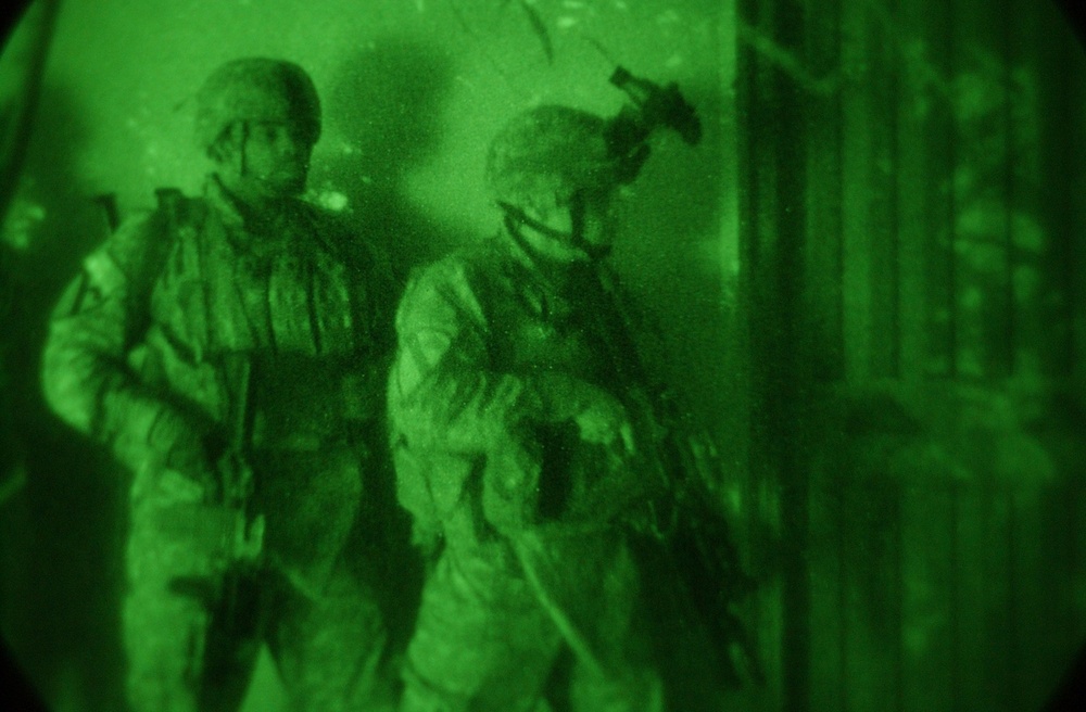 U.S. Soldiers Search for Insurgent Activity